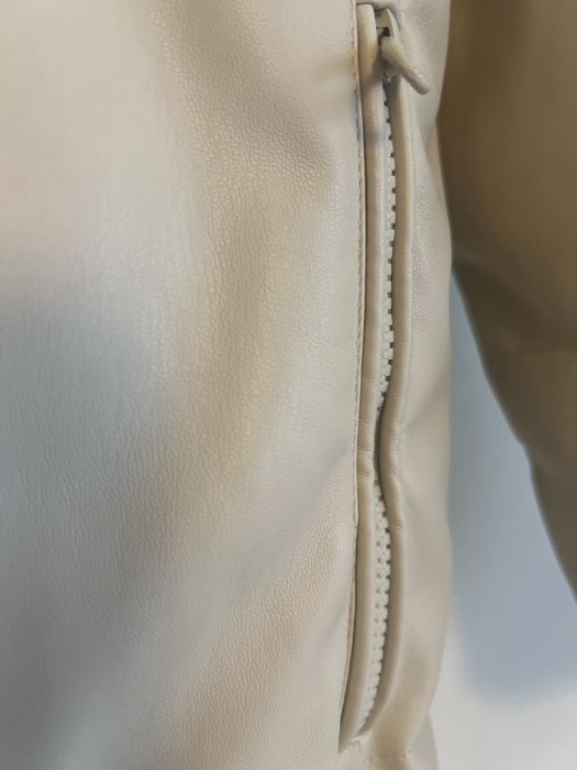 Kurtka puchowa skórzana L stradivarius