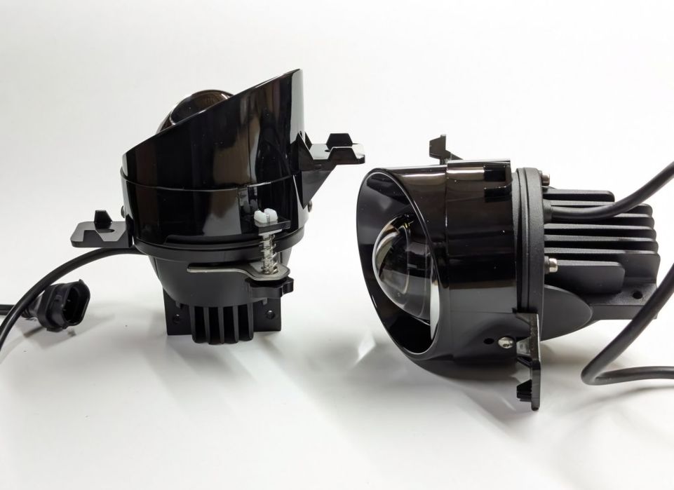 Протитуманні фари Mono Led лінзи Nissan X-Trail, Qashqai, Renаult, BMW