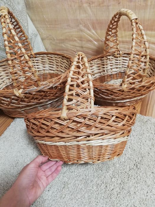 Корзини /кошики з натуральної лози