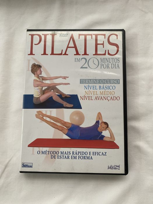 2 DVD de exercicios de pilates.