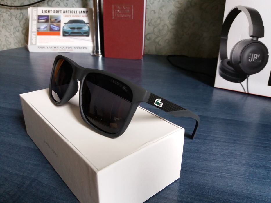 Очки Lacoste  для водителей солнцезащитные мужские с поляризацией