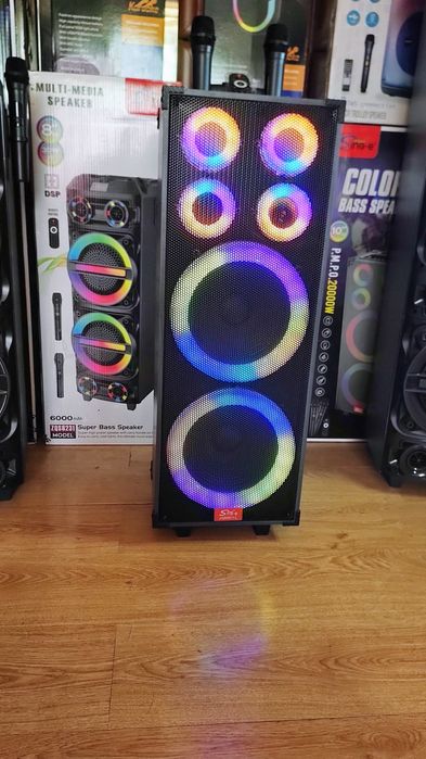 Караоке акустика SinG-90(Bluetooth,SD,USB,FM,ДУ)2микрофона