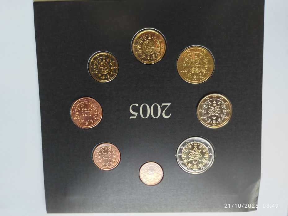 5 Carteiras BNC e FDC Euro Portugal 2007 + outros anos - ver descrição