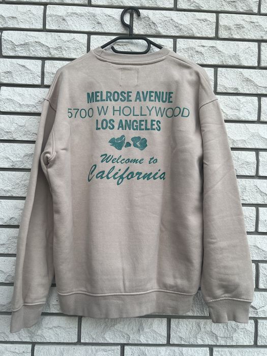 Bawełniana bluza z okrągłym dekoltem i nadrukiem rozm. M Bershka