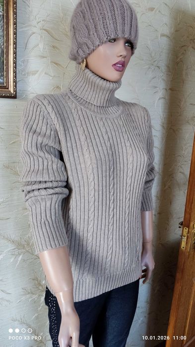 Джемпер женский меринос с кашемиром. Новый.