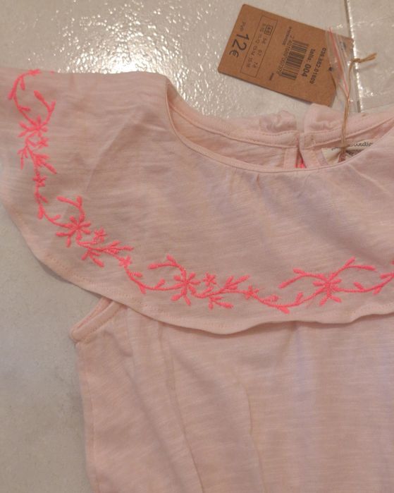 Vestido Coral Claro Novo da Unit Kids