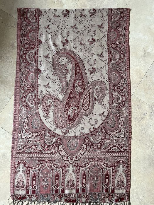 Szal kaszmirowo-jedwabny