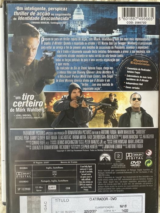 O Atirador - Do realizador de “Dia de Treino”