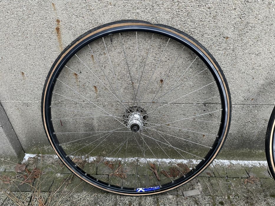 Retro komplet kół rowerowych Campagnolo Record Ambrosio Excursion 662