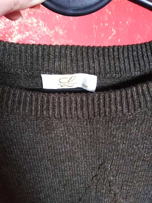 Sweterek khaki S/M