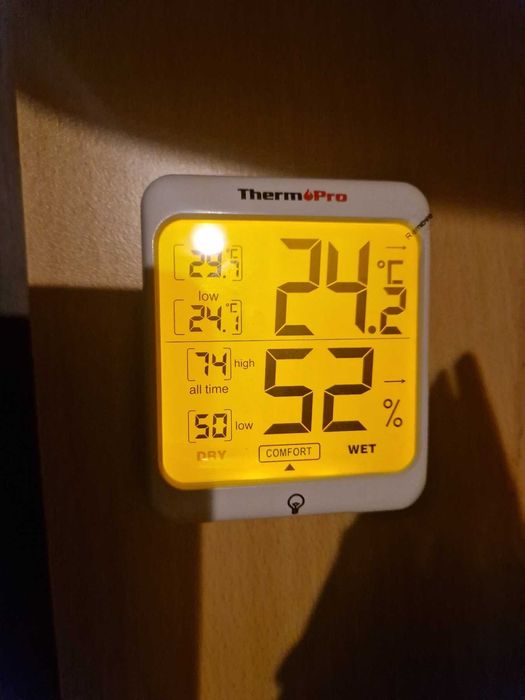 Термогігрометр ThermоPro з підсвіткою Цифровий термометр-гігрометр