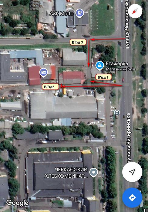 Продаж комерційного приміщення від власника склад (червона лінія)