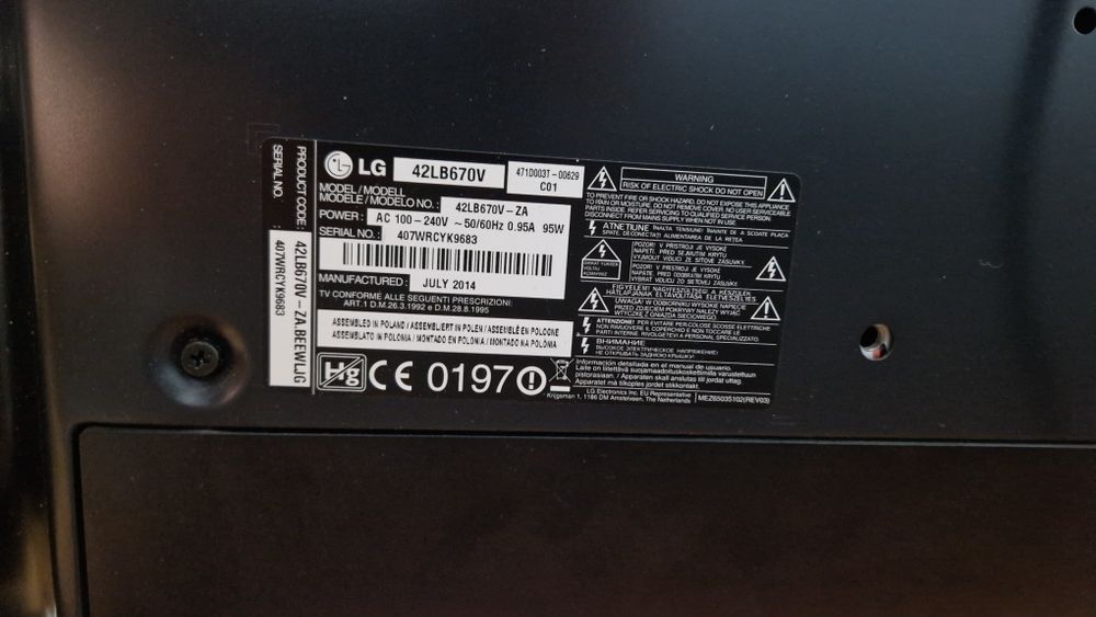 Telewizor LG 42LB670V