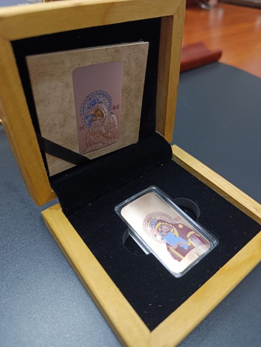 Інвестиційна колекційна унція СРІБЛА." Ікона Почаївської Божої Матері"