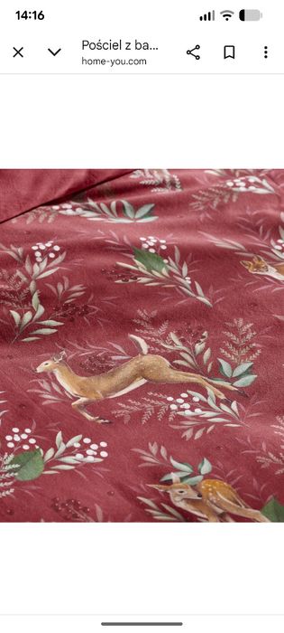 Pościel świąteczna satynowa Home&You 160x200