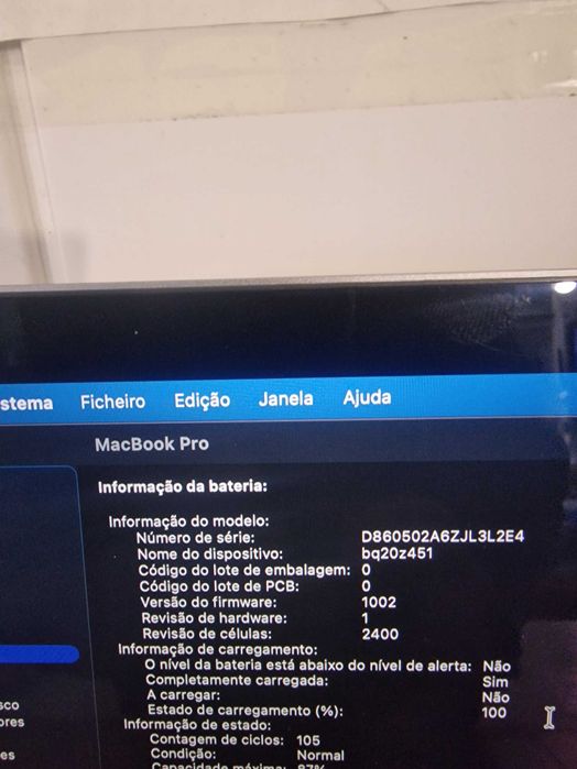 MacBook PRO Touchbar M1, 2020  com varios programas disco 1tb