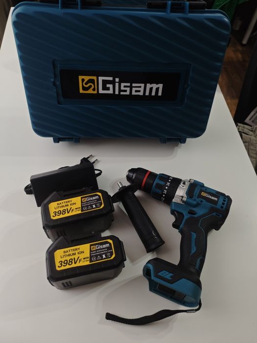 Wiertarka wkrętarka Gisam 480nm + walizka + 2 akumulatory