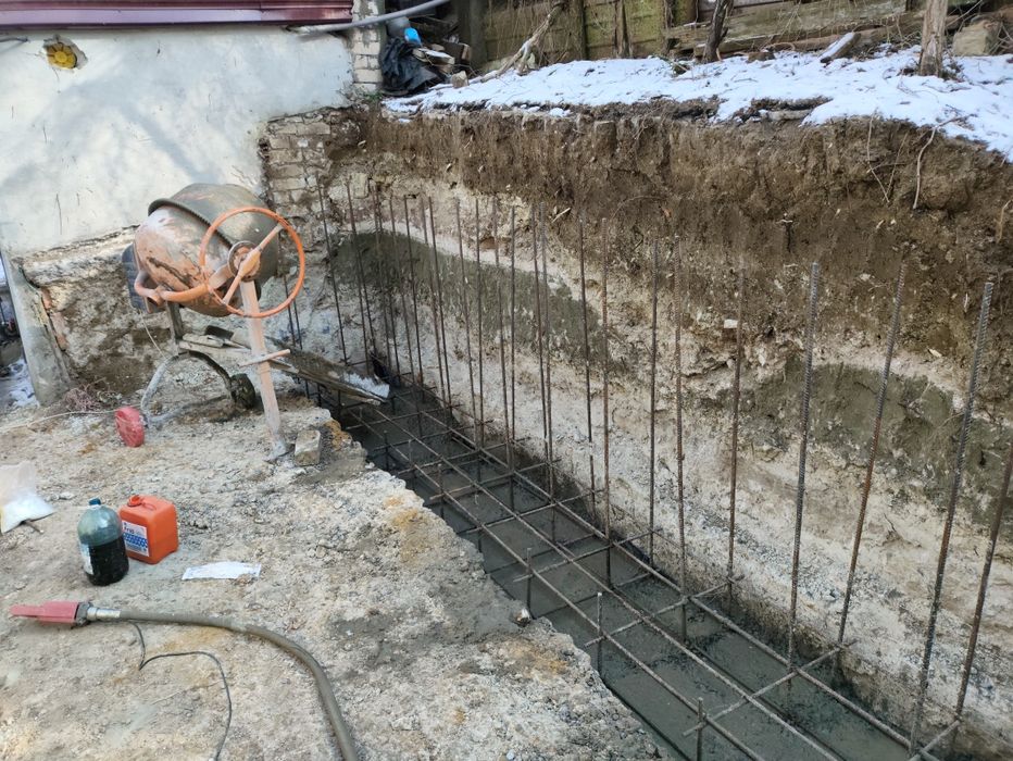 Монолитные работы. Отмостка.Фундамент.Демонтаж.