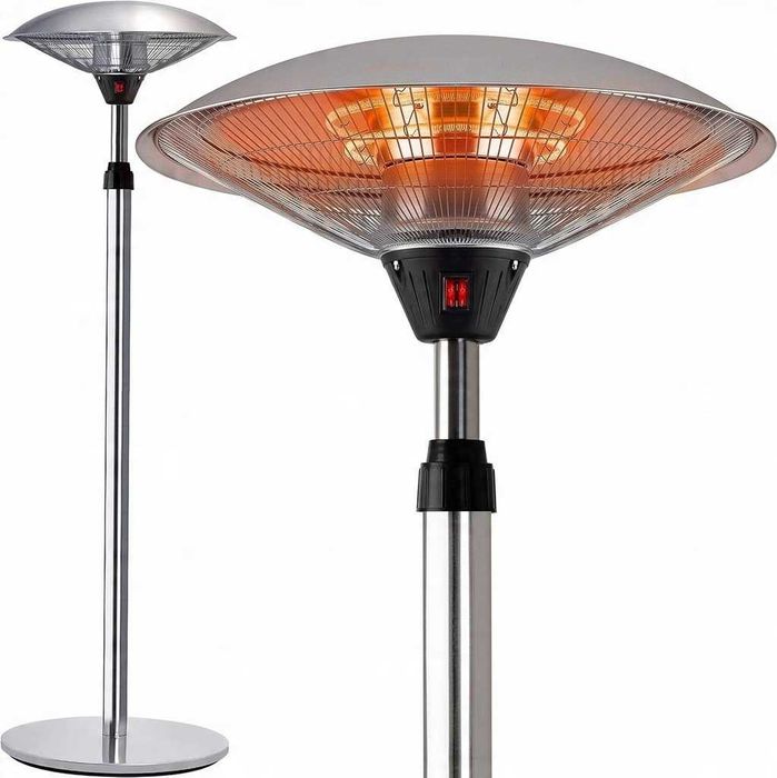 Grzejnik tarasowy 2100W podczerwień 3 poziomy teleskop