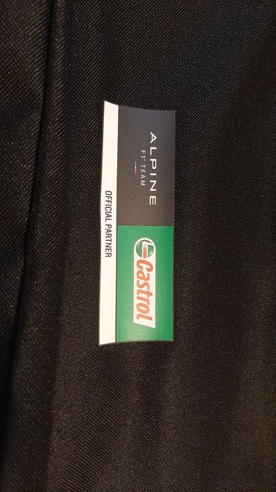 Plecak czarny logo Alpine Castrol