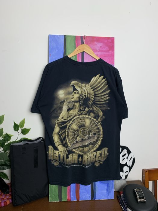 Koszulka Aztlan Breed Art Aztlan T-Shirt, vintage styl.