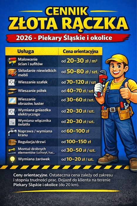 Zlota Rączka - pomoc w Twoim domu