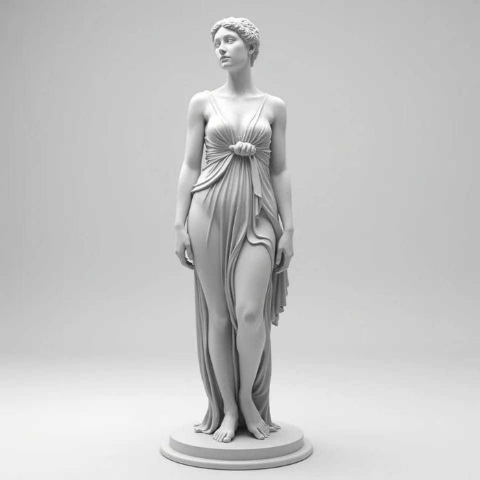 Estátua Deusa da Serenidade | Impressão 3D