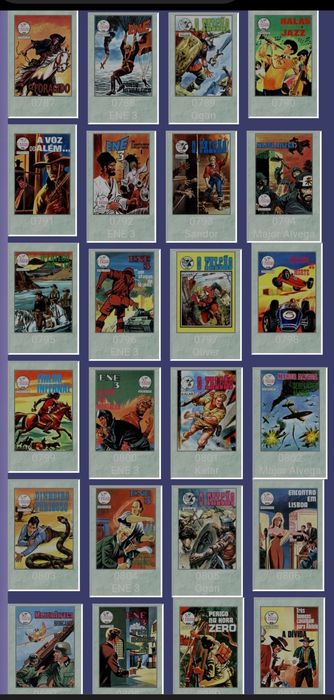 526 Livros do Falcão do número 760 até ao 1286