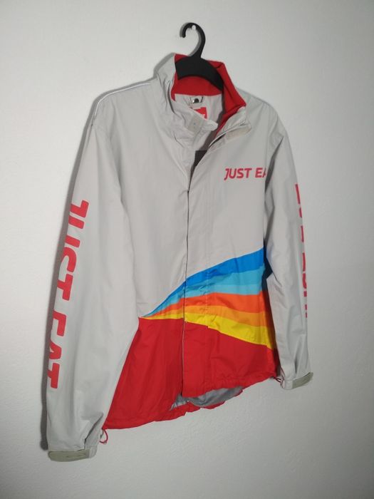 Just Eat wiatrówka lekka kurtka streetwear M