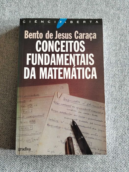 Livro "Conceitos fundamentais da matemática" Bento de jesus Caraça