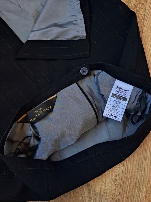 Женская черная базовая короткая юбка