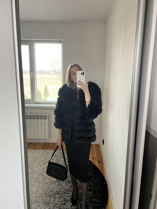 Шуба трансформер з песця