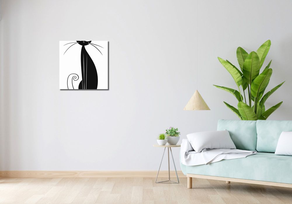 Obraz 50x50cm Czerń Kocicy