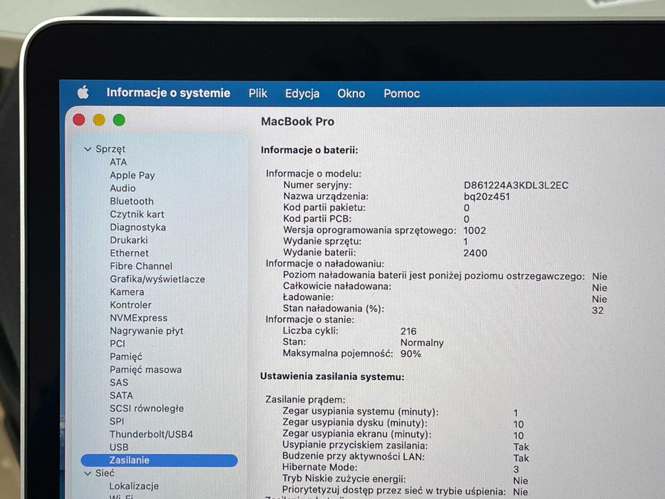2020 MacBook Pro A2338 13" M1 16GB 512GB - SOLD!