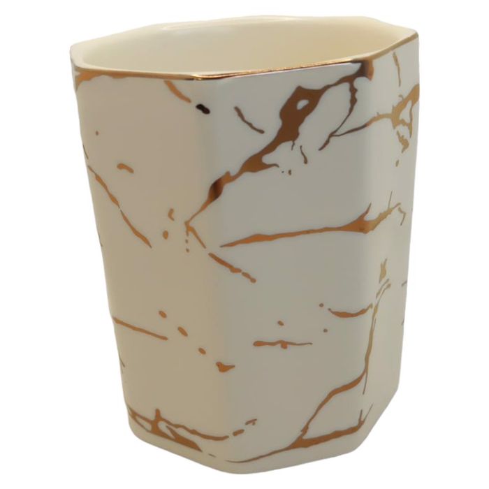 Kubek ceramiczny do łazienki na szczoteczki pędzle