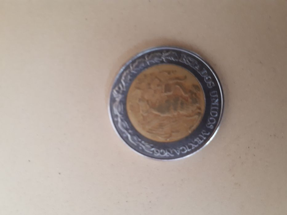 Moeda 5 pesos mexico