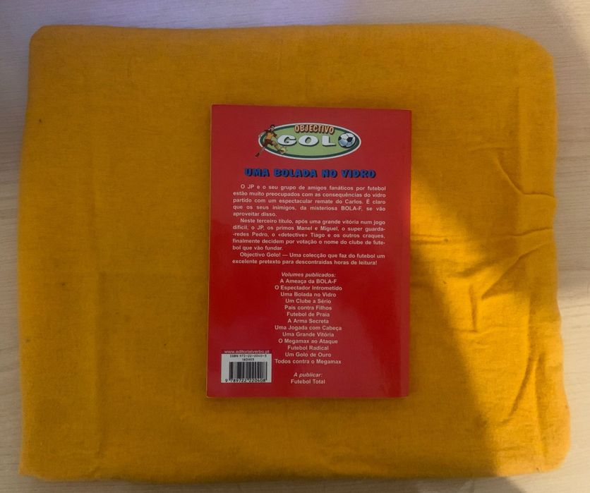 Livro - "Objetivo Golo - Uma bolada no vidro"