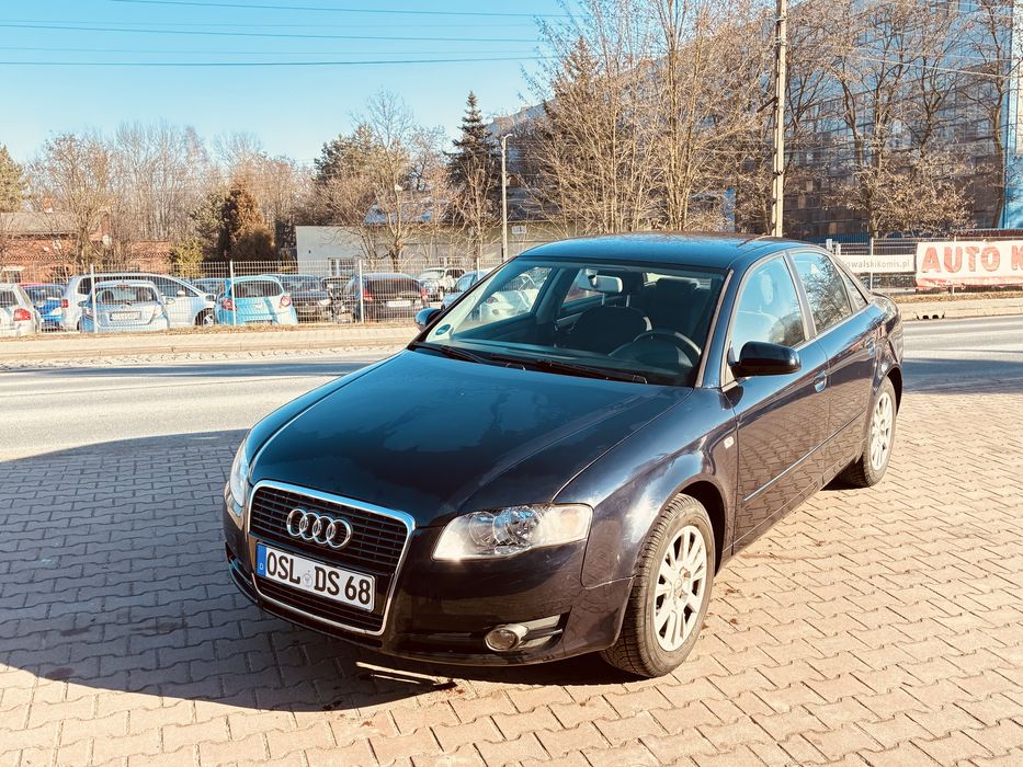 Audi a4 rok2006 poj 1.6 przeb 166 tys sedan zadbany zarejestrowany w kraju