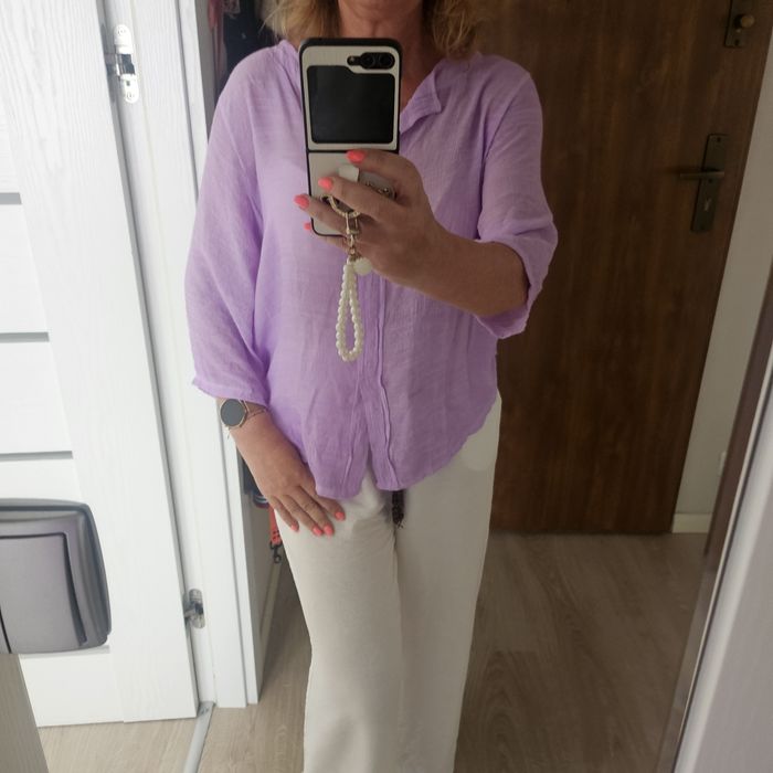 Bluzka damska Fashion lila nowa