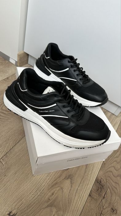 Чоловічі шкіряні кросівки Calvin Klein, р.43, 1 раз обуті