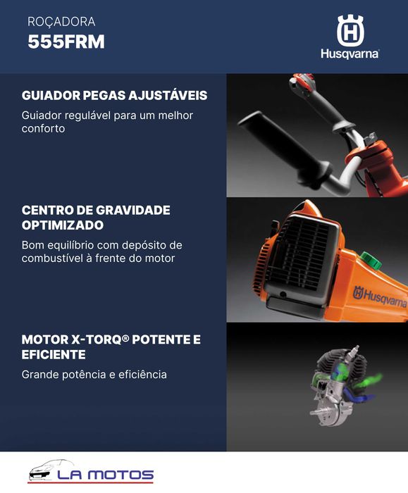 Roçadora Husqvarna 555 FRM