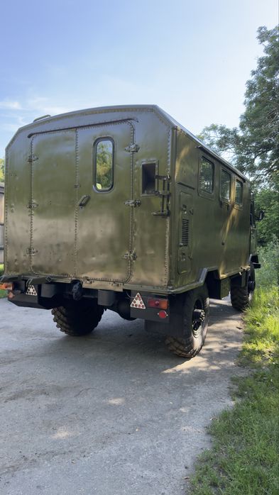 Газ 66 Кунг Лебідка
