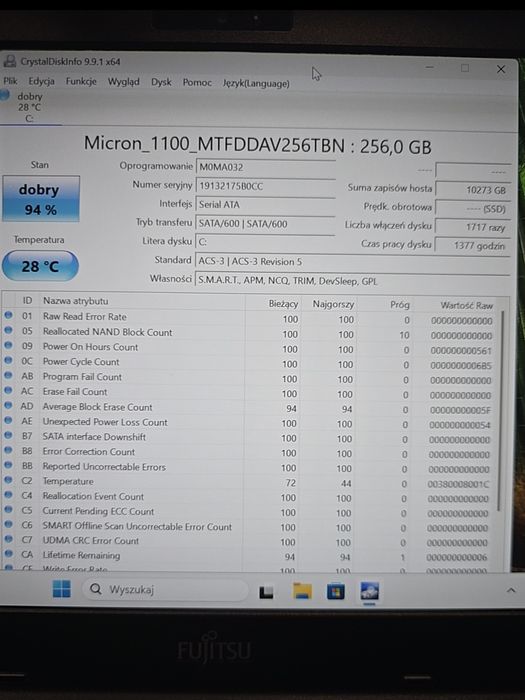Laptop intel i5-8250U | 12 GB DDR4 | dysk SSD M2 256GB
