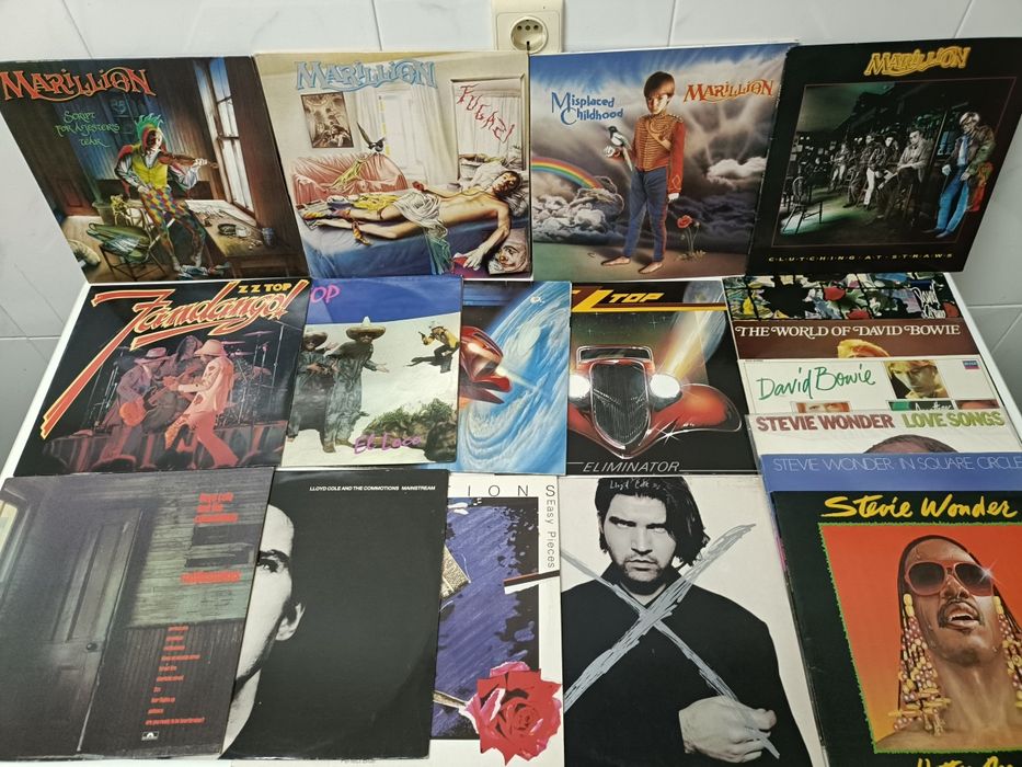 ABBA Bowie PRINCE Winwood MARILLION Madness ZZ TOP e outros {vinis}