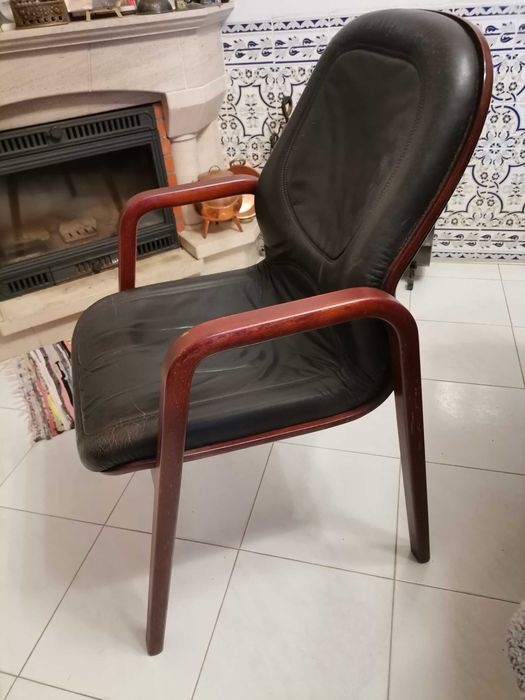 4 Cadeiras em pele, de alta qualidade - Volkle - Germany