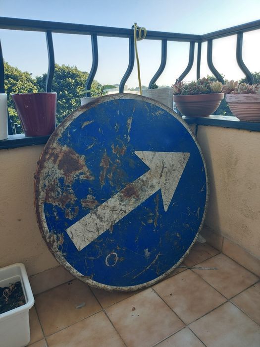 Sinal de Trânsito D3a – Obrigação e Sentido Obrigatório