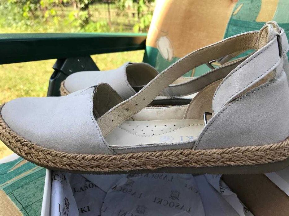 Espadryle Lasocki r.38 skóra