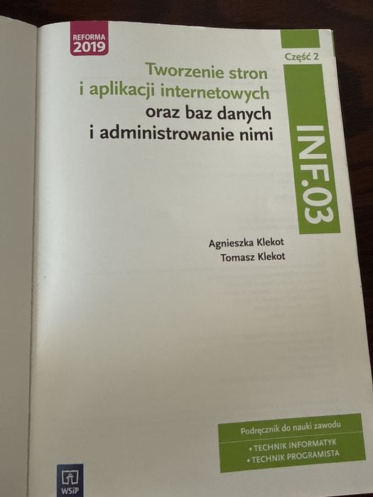 Tworzenie stron i aplikacji cz.2