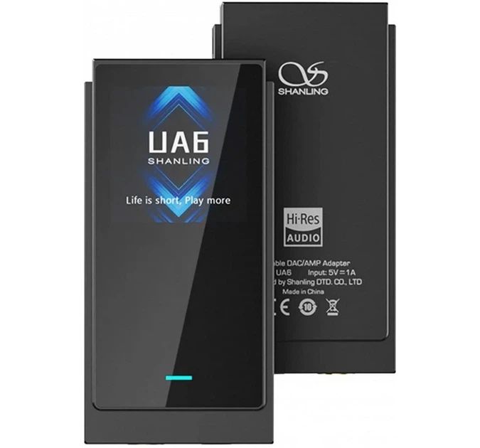 ЦАП із вбудованим підсилювачем Shanling UA6 - 4xCS43131, 32Bit / 768kHz + кейс у подарунок