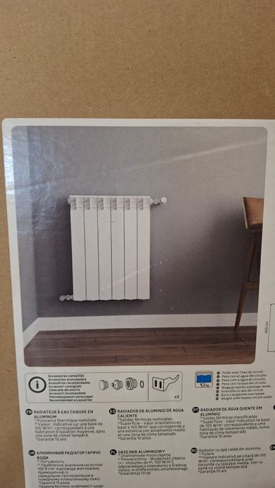 Radiador água quente aluminio